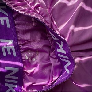 Nike purple dri-fit shorts